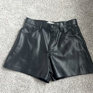 New Abercrombie Leather shorts